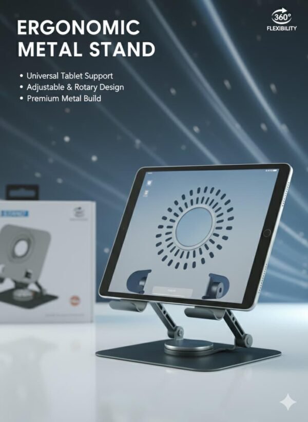 Egronomic metal stand